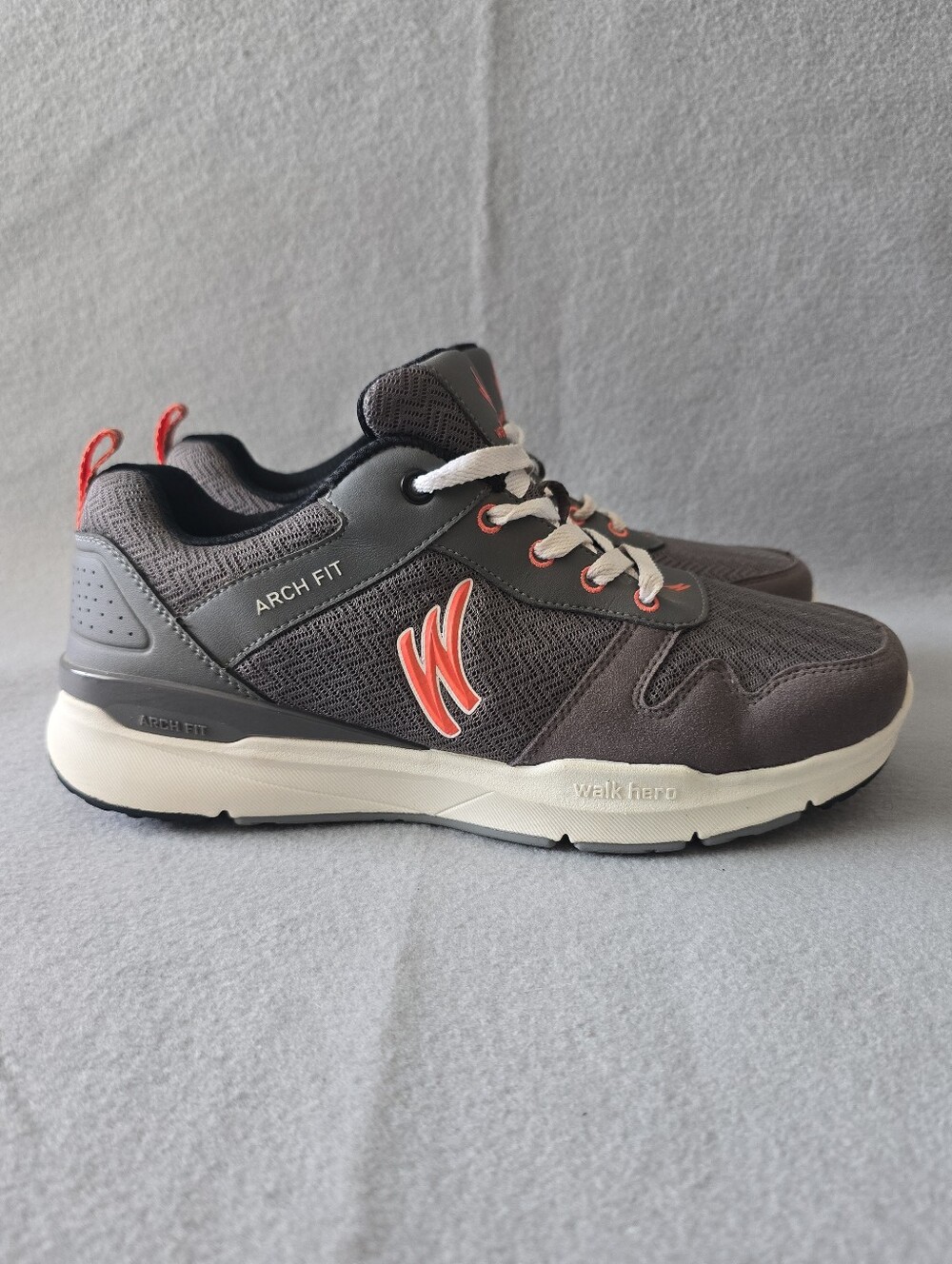 Walkhero Women's Ultimate Arch Support Plantar Fasciitis Sneakers Dark Grey 9.5